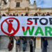 Ragusa, i colori della Palestina per dire No alla Guerra