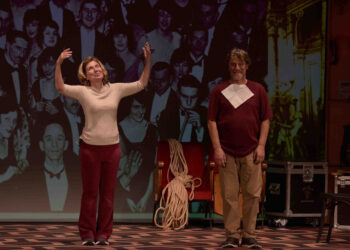 Sabina Guzzanti e Giorgio Tirabassi a Modica