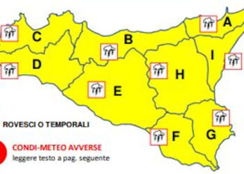 Maltempo, bollettino di allerta meteo per domani in Sicilia: allerta gialla a Ragusa