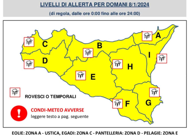Maltempo, allerta gialla in Sicilia: temporali e mare in tempesta anche a Ragusa