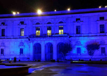 Il Comune di Ragusa di blu il 1 febbraio