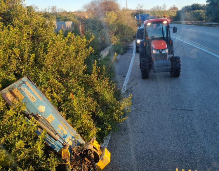 Decespugliamento del Libero Consorzio di Ragusa nelle strade di competenza