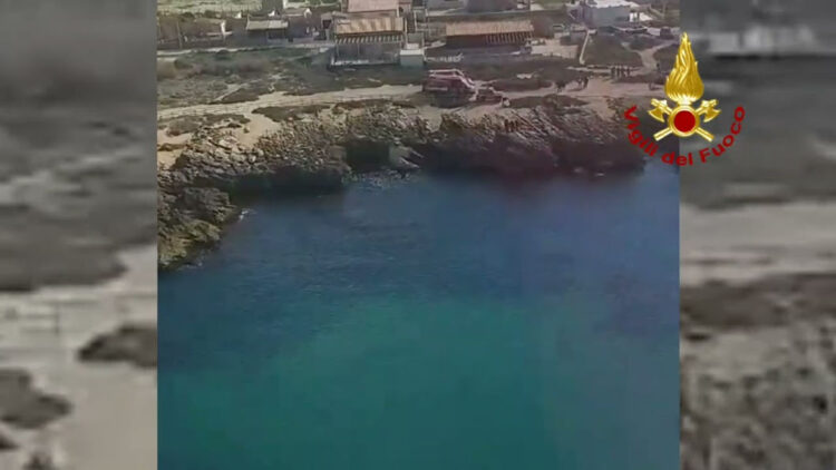 Disperso in mare a Punta Braccetto: ricerche con elicotteri e sommozzatori di Reggio Calabria