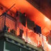 Incendio su un balcone per i botti di Capodanno mentre i proprietari sono fuori