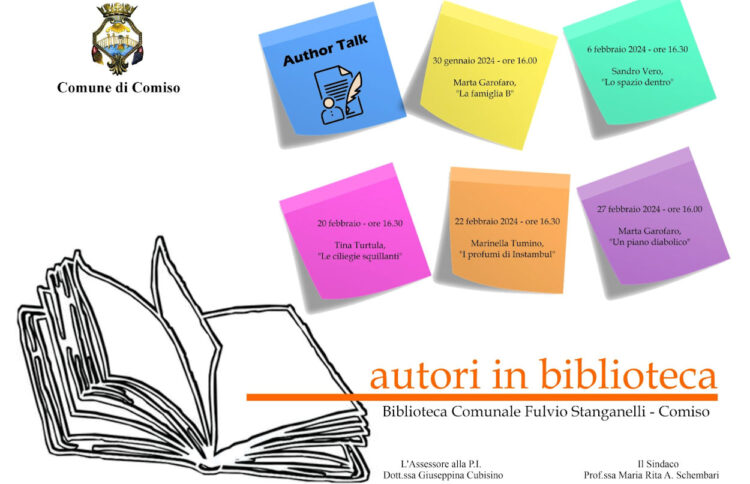 Autori in biblioteca a Comiso