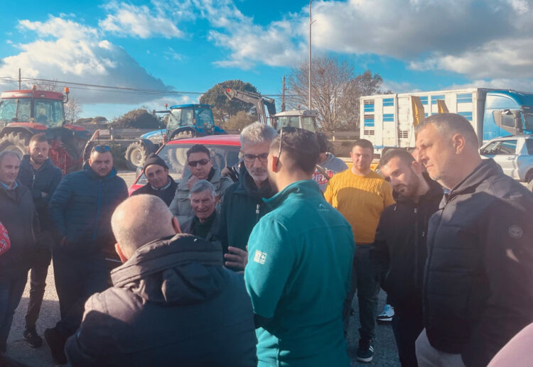 Protesta agricoltori a Ragusa