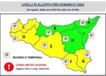 Meteo, maltempo a Ragusa: allerta gialla