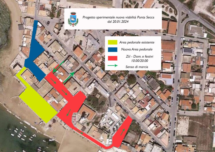 Punta Secca, cambia in via sperimentale la viabilità
