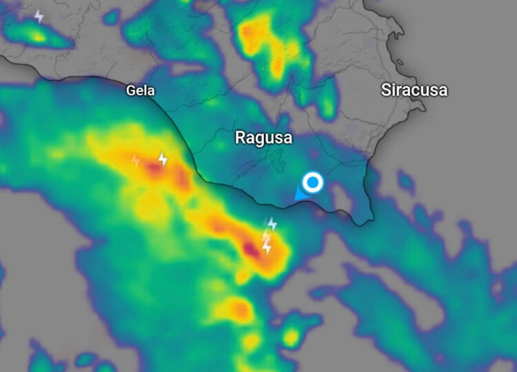 Maltempo a Ragusa: temporali, grandine e venti di tempesta