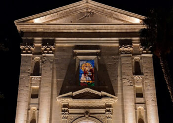 San Biagio a Comiso, nuova illuminazione artistica della chiesa