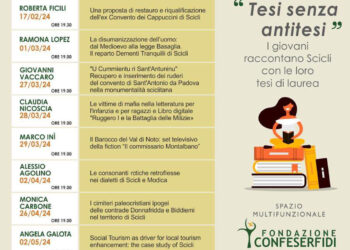 Confeserfidi Scicli per la cultura: tesi senza antitesi