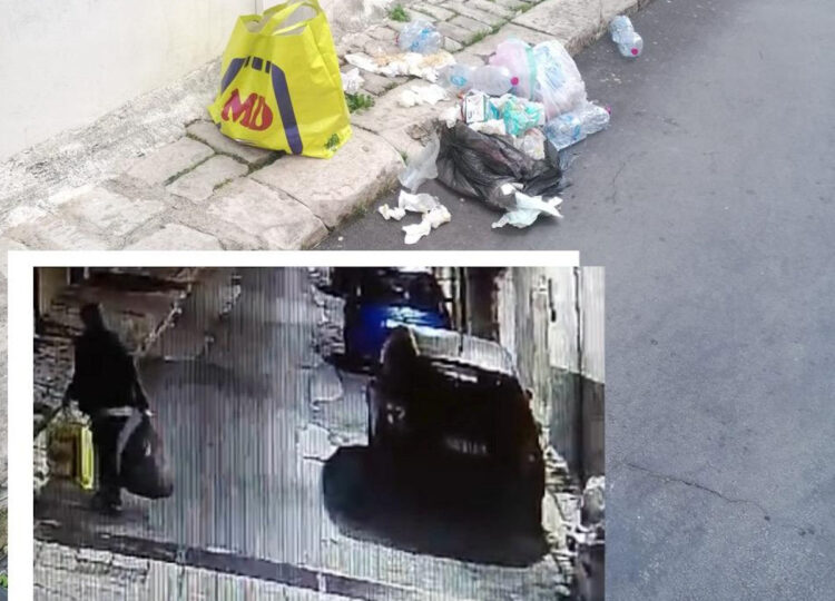 Abbandona rifiuti a Comiso: beccato dalle telecamere