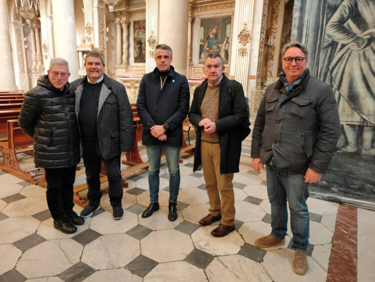 Vittoria, sopralluogo nella Basilica di San Giovanni Battista