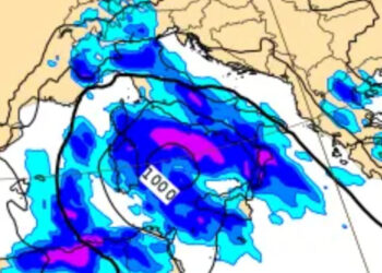 Tempesta Louis, allerta maltempo: forti temporali, vento e neve