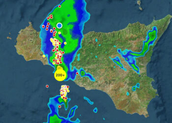 V-Shaped in Sicilia: temporale autorigenerante tra Palermo, Trapani e Agrigento