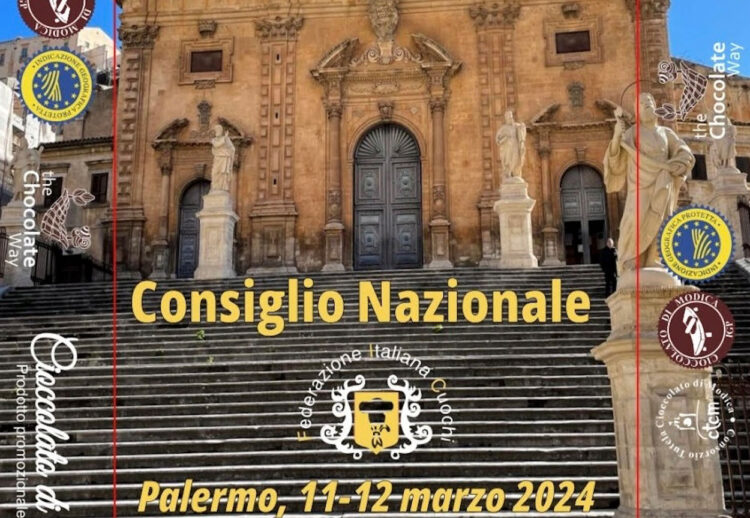 Cioccolato di Modica Igp per Federazione italiana Cuochi a Palermo