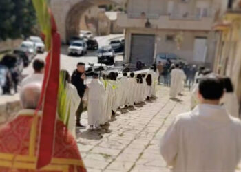 La benedizione dei ramoscelli d'ulivo a Comiso