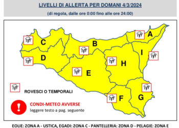 Maltempo Sicilia: temporali dalla notte di oggi anche a Ragusa