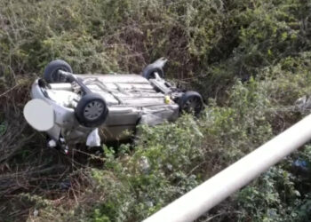 Incidente Vittoria, auto vola giù da ponte