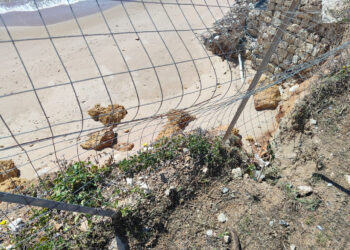 Erosione costiera: sopralluogo a Caucana