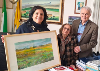 Paesaggio di Fava donato alla città di Comiso