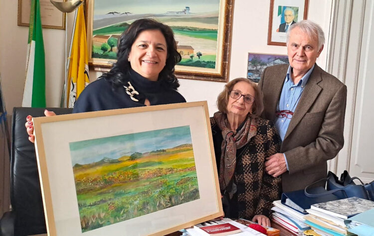 Paesaggio di Fava donato alla città di Comiso