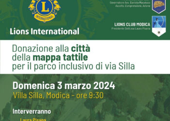 Modica: una mappa tattile per Villa Silla