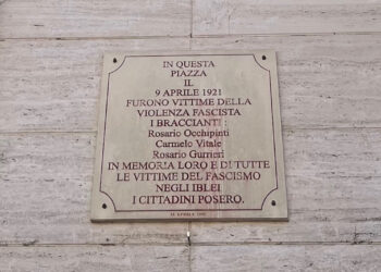 Ragusa, commemorazione 3 braccianti uccisi dai fascisti il 9 aprile 1921