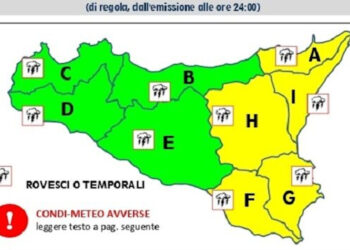 Maltempo in Sicilia, allerta gialla a Ragusa: temporali e freddo