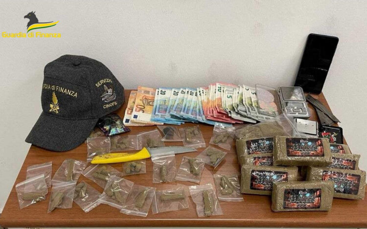 Centrali di spaccio a Palermo: sequestrati oltre 2 kg di hashish