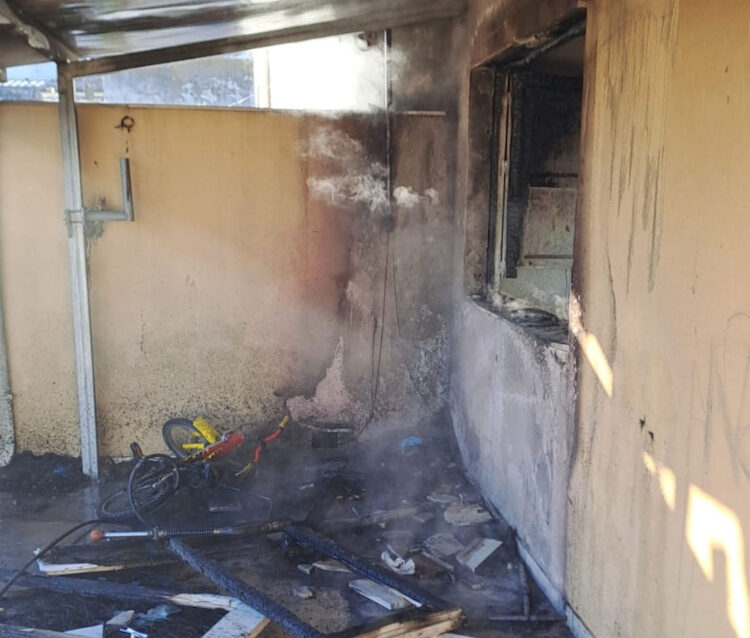 Incendio in una mansarda a Comiso