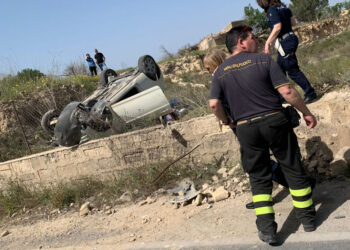 Incidente stradale a Pasquetta sulla Comiso-Vittoria: auto fuori strada