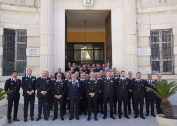 Visita del Generale di Divisione Giuseppe Spina al Comando Provinciale di Ragusa