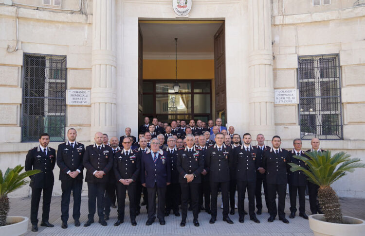 Visita del Generale di Divisione Giuseppe Spina al Comando Provinciale di Ragusa