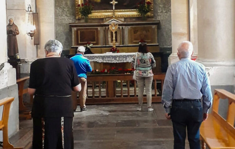Santa Rita da Cascia all’Ecce Homo di Ragusa