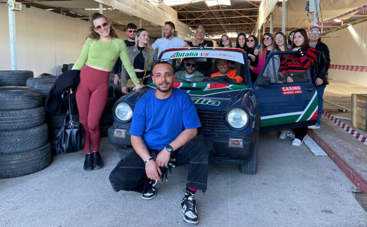 Gimkana automobilistica a giochi di coppia a Vittoria