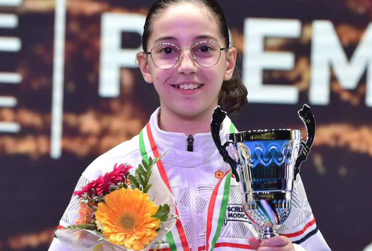 Scherma Modica: Sofia Spadaro medaglia di bronzo al Campionato italiano bambine fioretto