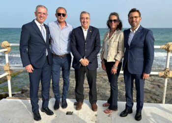 Il senatore Maurizio Gasparri a Pozzallo