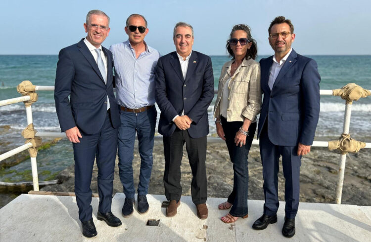 Il senatore Maurizio Gasparri a Pozzallo