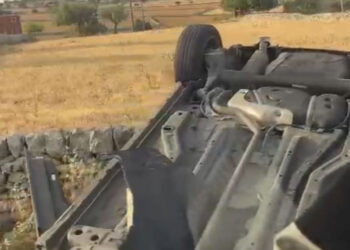 Incidente: auto cappotta sulla Marina di Ragusa