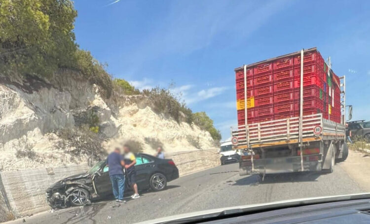 Brutto incidente a Vittoria