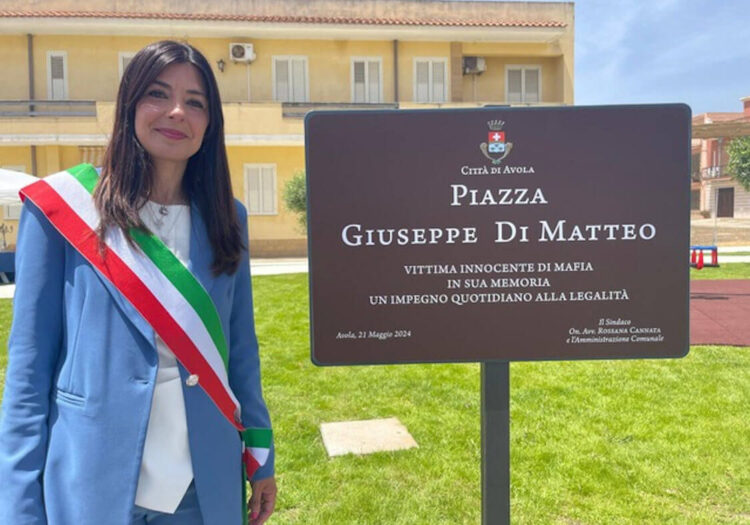 Avola, inaugurata la piazza Giuseppe Di Matteo
