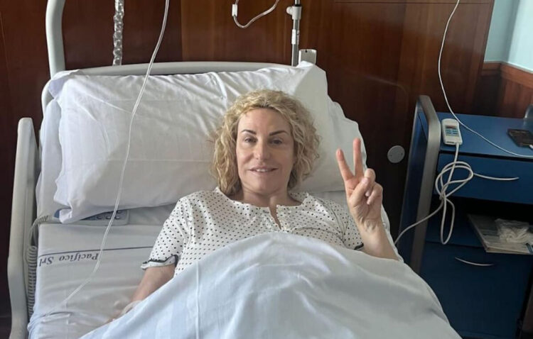 Antonella Clerici in ospedale operata d'urgenza