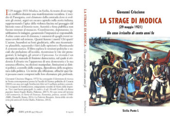 Il libro “La strage di Modica” sul podio del Premio Michele Selvaggio
