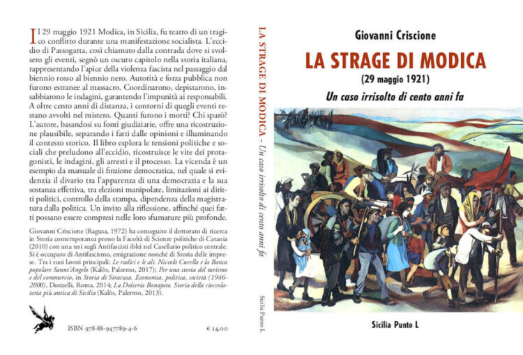 Il libro “La strage di Modica” sul podio del Premio Michele Selvaggio