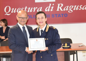 La Questura di Ragusa ha salutato il Commissario Capo “Rosa Cappello”
