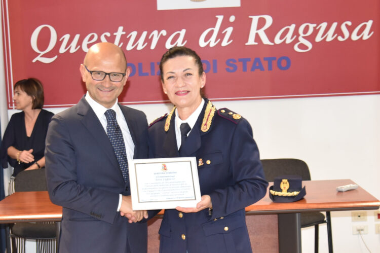 La Questura di Ragusa ha salutato il Commissario Capo “Rosa Cappello”