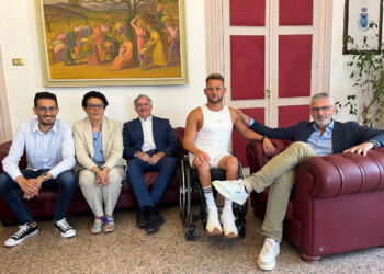 L’atleta Alessandro La Terra ricevuto al Comune di Ragusa