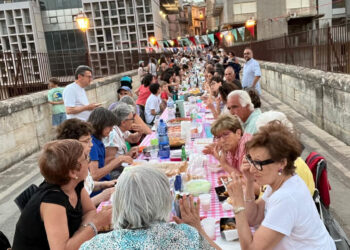 La cena sul ponte vecchio a Ragusa