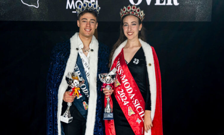 Scala della Moda: Ludovica Di Gregorio ed Ezio Gargano sono i nuovi Miss e Mister Moda Sicilia